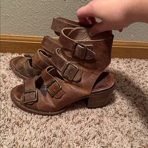 Freebird Brown FB Quail  Sandals with Adjustable Straps Womans 7